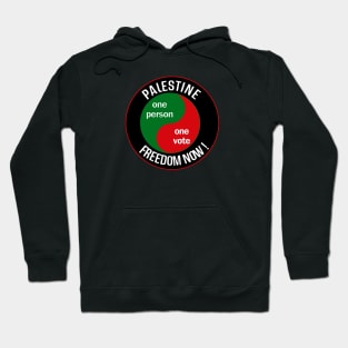 Palestine Freedom Now - One person One Vote! Hoodie